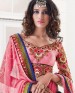 wedant FAshion Wedding Heavy Work Dulhan Collection Self Design Lahengha Choli Navy Blue & Pink